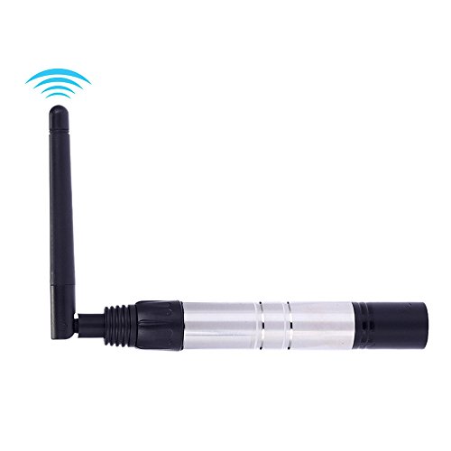 Lixada 23DBM High Power 1000M Ultra Long Distance 2.4G ISM DMX512 Wireless Male XLR Transmitter Lighting Controller with Antenna for LED Stage PAR Effect Lamp