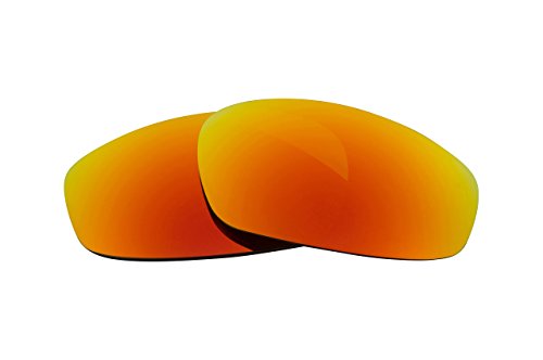 New SEEK Replacement Lenses Oakley SPLIT JACKET - Polarized Fire Red Mirror