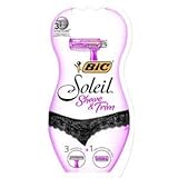 BiC Soleil Shave & Trim 3 Razors Plus 1 Bikini Trimmer