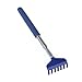 Docooler Telescopic Back Scratcher Massager Metal Compact Extendable 5 Section 16.5-50cm, 20-68cm (20-68cm, Blue)