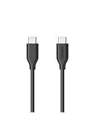 Anker Powerline - Cable USB-C a USB-C 2.0 para dispositivos USB tipo C incluyendo Galaxy S8, S8+ S9, Google Pixel, Nexus 6P, Huawei Matebook, MacBook y más, 6 pies