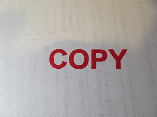 Copy Self Inking Rubber Stamp | Red Ink | for Professional and Personal Use|Fast Drying Ink| Executive Supplies