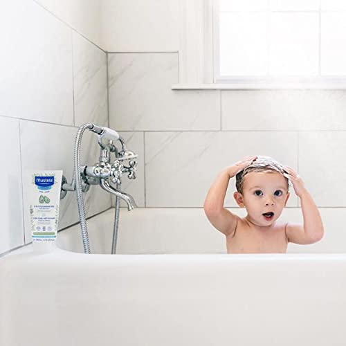 MUSTELA BABY 2-IN-1 CLEANSING GEL – BABY BODY & HAIR CLEANSER – WITH NATURAL AVOCADO – BIODEGRADABLE FORMULA & TEAR-FREE – 6.76 FL. OZ.