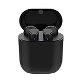 Upgraded Bluetooth 5.0 Wireless Earbuds, Bluetooth Headphones with 35 Hour Playtime Deep Bass HiFi 3D Stereo Sound, Built-in Mic Earphones with Portable Charging Case for Smartphones (Black) (Black)