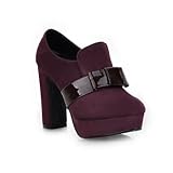 Charm Foot Fashion Bows Womens Platform High Heel Shoes Ankle Boots