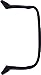APDTY 140690 Rear Roof Panel Rubber Weatherstrip Fits 1984-1996 Chevy Corvette