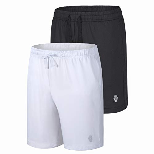 image for PIQIDIG Youth Boys' Loose Fit Athletic Shorts Quick Dry Active Shorts 