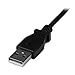 StarTech.com Down Angle Mini USB Cable - 2m - Black - USB A to Mini USB B - USB to Mini USB Cable - Mini USB Charger - USB A to Mini B (USBAMB2MD)
