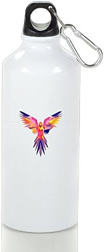Logan Paul's Colorful Parrot Outdoor Aluminum Sports Water Bottle Leak Proof Cap