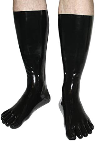 high latex rubber toe socks in different colours and sizes
