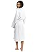 TowelSelections Terry Cloth Bathrobe - Shawl Collar Terry Robe for Women and Men, 100% Turkish Cotton, Made in Turkey (White,S/M)