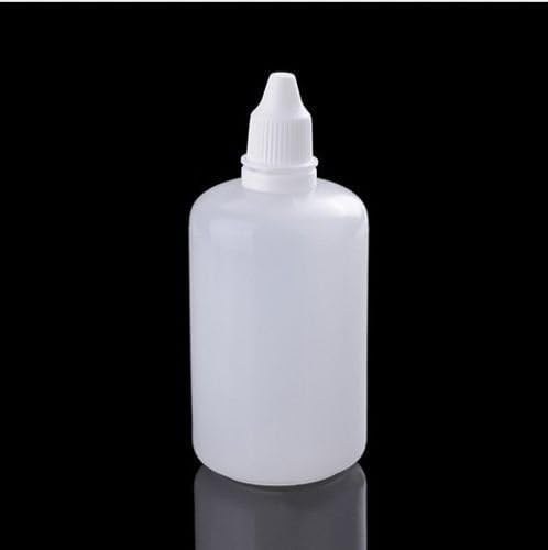 25/50/100pcs 5-100ml Empty Plastic Squeezable Dropper Bottles Eye Liquid Dropper LDPE (25, 100ml)