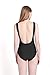 PINJIA Cute One Piece Swimsuit with High Cut and Low Back for Women Bathing Suits(M, Black Bride Squad)