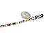 ATLanyards Multi Colored Beaded Eyeglass Holder with Black Grips
