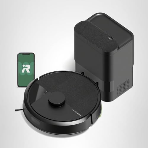 IROBOT ROOMBA 105 VAC ROBOT VACUUM WITH AUTOEMPTY DOCK FOR CARPET & HARD FLOOR – SELF-EMPTIES FOR 75 DAYS, EASY TO USE, INTENSE POWER-LIFTING SUCTION, LIDAR NAVIGATION, CLEANS IN NEAT ROWS