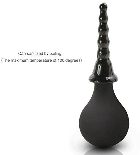 Beauty Molly anal douches enemas Superior Medical Materials enema bulbs (Black), 11.7Ounce