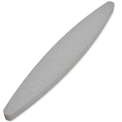 mewmewcat 4.7 inches Weeding Scythe Hand Weed Sickle Scythe with Grinding Stone Metal Outdoor Durable Garden Farm Tool with 2 Handles