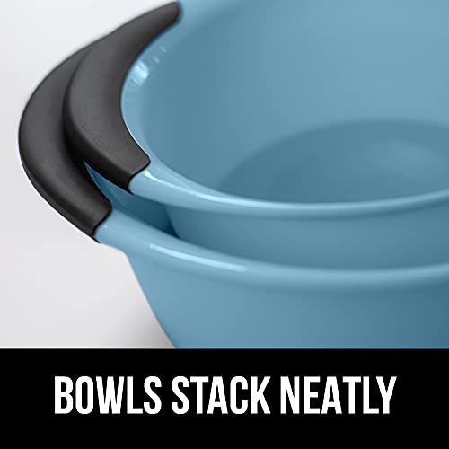 Gorilla Grip Mixing Bowls Set of 2, Slip Resistant Rubber Bottom