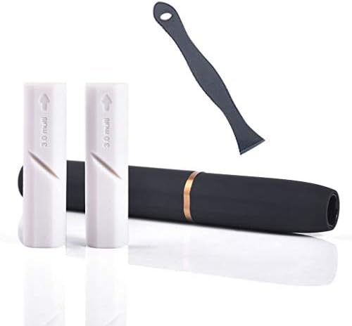 LLLucky 1Set Silicone Plug Blade Cleaning Brush Tools Clean Protector Kit for IQOS 2.4/IQOS 3.0 Heater Electronic Cigarette Accessories White