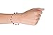 Protection Good Luck Amulet Turkish Glass Bead Evil Eye Bracelet For Women Teen Yellow Gold Plated .925 Sterling Silver Multicolor 7.5 Inch