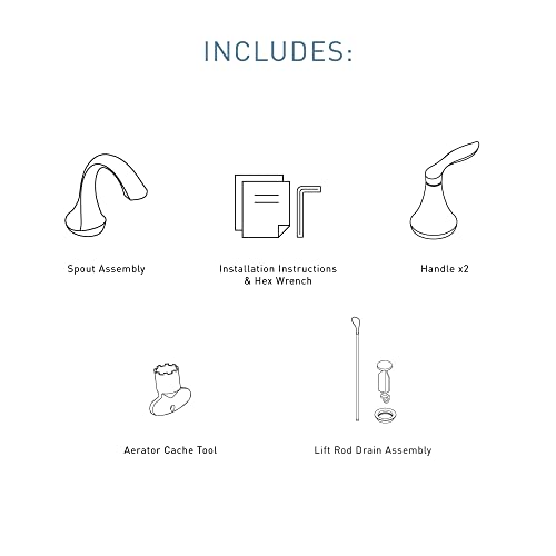 Moen Eva OilRubbed Bronze TwoHandle HighArc 8Inch Widespread