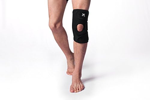 Neoprene Knee Brace with Spring Steel Stays - Support Sleeve and Compression for Sports. Support for Running,Basketball,Sports,Joint Pain Relief,Arthritis and Injury Recovery
