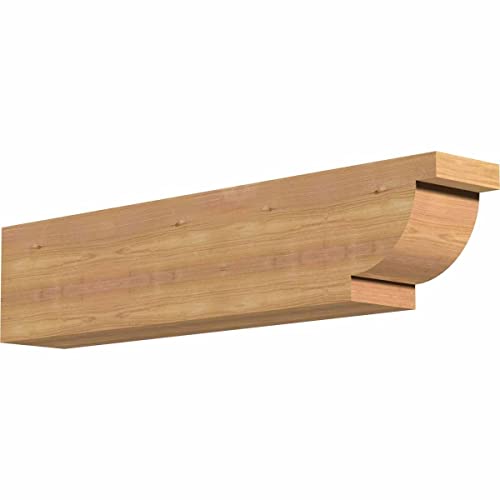 Ekena Millwork RFT06X08X36ALP00SWR Alpine Smooth Rustic Wood Rafter Tails' 5 1/…