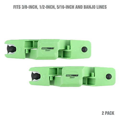 OEMTOOLS 35057 4 Clamp 2 Piece Steel Line Stopper Set, Brake Line Clamp