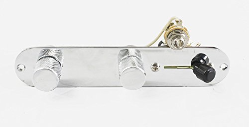 Fender Telecaster Wiring Harness w/Control Plate & Knobs-CTS-Switchcraft