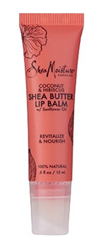 SheaMoisture Coconut & Hibiscus Shea Butter Lip Balm 0.5oz, Pack of 1