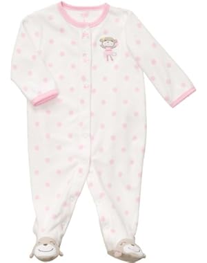 Baby Girl's Micro Fleece Snap