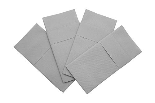 Moyes Home Kangaroo Air Laid Napkin,Perfect Size(16x16 inches,Pack of 50) Linen-Feel, Disposable Like Soft & Perfect Dinner Napkins with Built-in Flatware Pocket for Kitchen,Weddings or Events (Grey) - Thumbnail 4