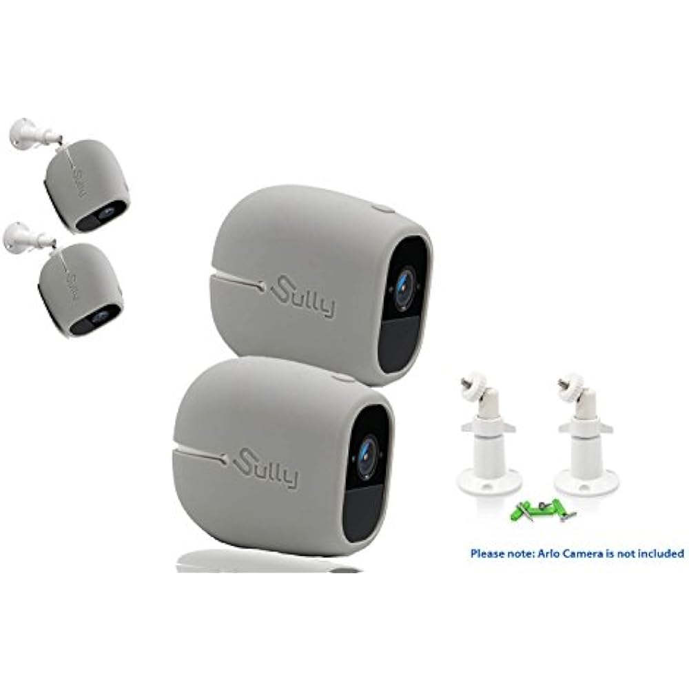 Accessories Kit Arlo Pro Pro2 Camera W/ (2pcs Grey) & Skins (2pcs) 10cm