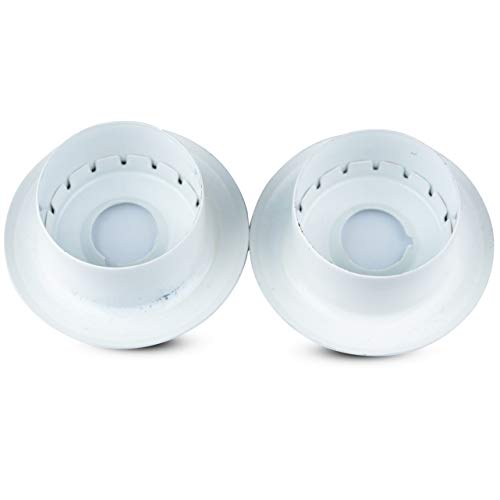 Fire Sprinkler Escutcheons- 2 Pack of White Fire Sprinkler 2 Piece Escutcheon for ¾" Fire Sprinklers, an American Heritage Industries product - Thumbnail 2