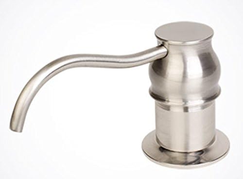 NEW Euro Modern Kitchen Sink Faucet Soap Dispenser Brushed Nickel Pump &amp; Bottle