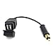 Eriding Dual USB Charger Power Adapter with for Din Socket Plug 30cm/12inch Cable for Motorcycle
