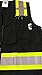HIGH VISIBILITY BLACK/LIME VEST