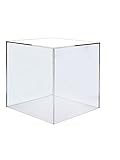 Marketing Holders Jewelry Cube Riser Display Box / 5 Sided (Acrylic) (1, 4x4x4)