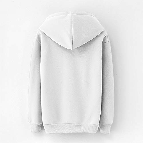 COM1950s Womens Sweaters Long Sleeve Cat Print Hoodie Sweatshirt Hooded Pullover Tops Blouse Sweaters