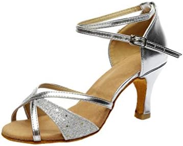 Heeyuan Women's Soft and Comfortable Sandals Casual Stylish Dance Shoes for Ballroom Tango and Latin