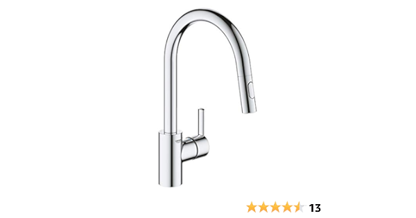 Grohe Feel - Grifo de cocina de caño alto dual, monomando ...