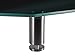 Monoprice Corner Multimedia Desktop Stand - 23.6 x 10.2 Inches - Black Glass | Stand & Riser, Laptop Stand, Desktop TV Stand w/Height Adjustable Legs - Workstream Collection
