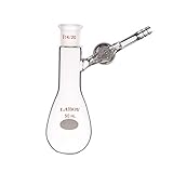 Laboy Glass 50mL Pear-Shaped Schlenk Flask Tube