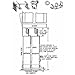 Johnson Prod. 2200F722 Double Wheel Sliding Door Hardware