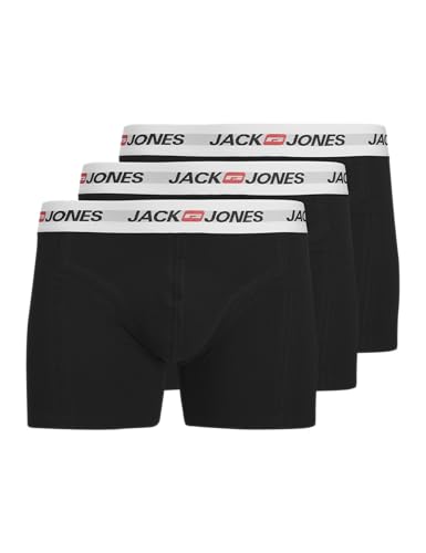 JACK & JONES Jaccorp Old Logo Trunks - Confezione da 3 Pezzi, Nero, M