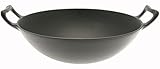 Iwachu Cast Iron Wok, Black