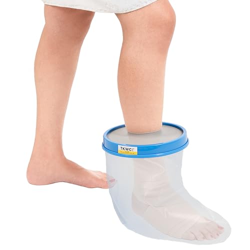 TKWC INC Water Proof Leg Cast Cover for Shower - Watertight Foot Protector (Foot & Ankle)