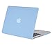 Mosiso Plastic Hard Case Cover for MacBook Pro Retina 15 Inch, Light Blue
