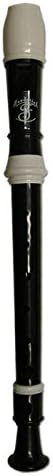 Frederick Deluxe Soprano Recorder - Key of C - Black Polish &amp; Ivory Cream