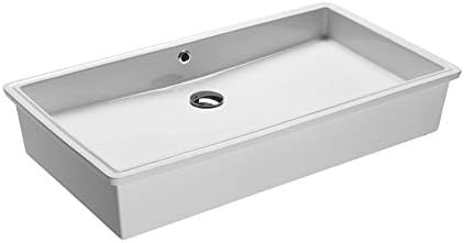 Ws Bath Collections Cubo New 80 33 1 4 Ceramic Undermount